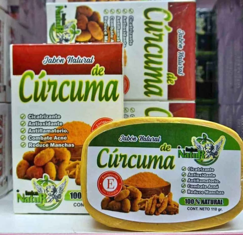 Jabon de Curcuma 2X1