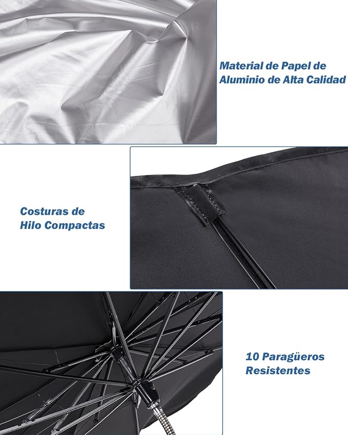 Tapasol Pro Universal Plegable Para Autos