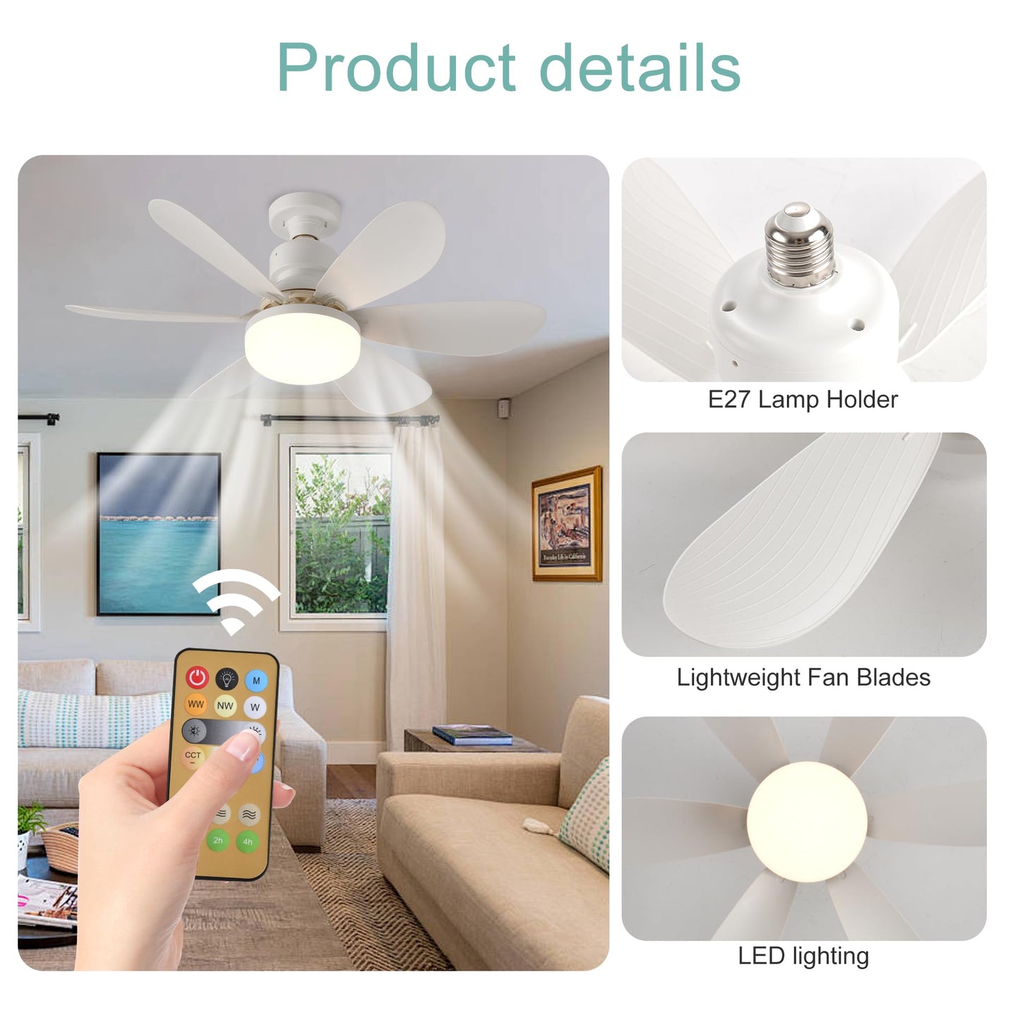Ventilador SMART LED 30W