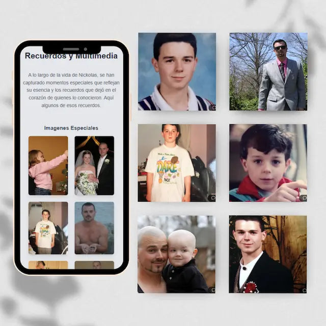 FenixQR – Biografía Interactiva para Seres Queridos + Placa Acero QR