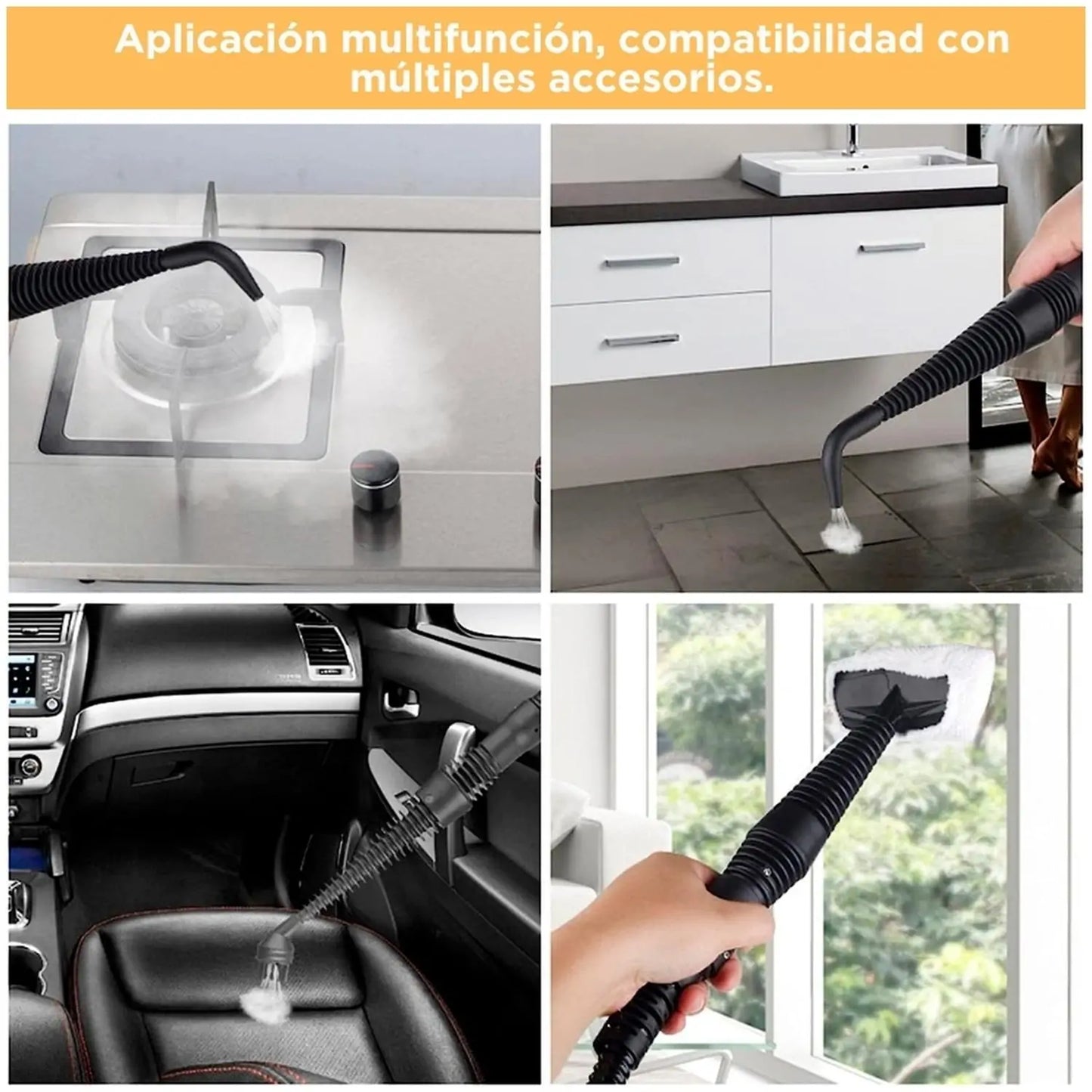 Limpiador a Vapor 4 en 1
