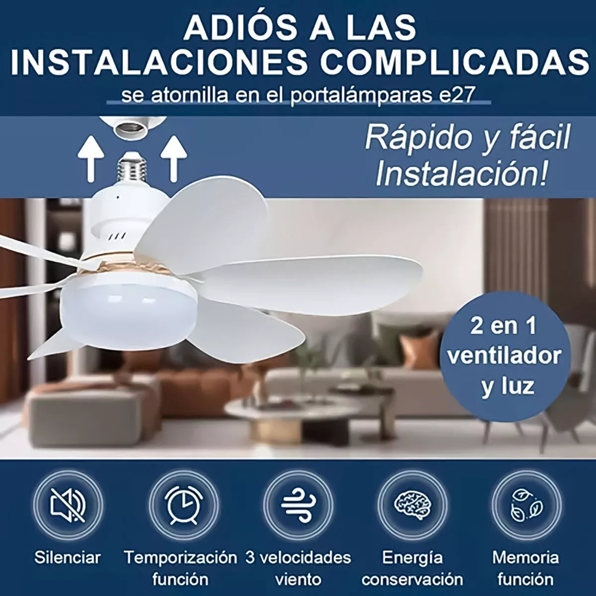 Ventilador SMART LED 30W
