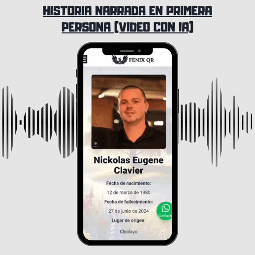 FenixQR – Biografía Interactiva para Seres Queridos + Placa Acero QR