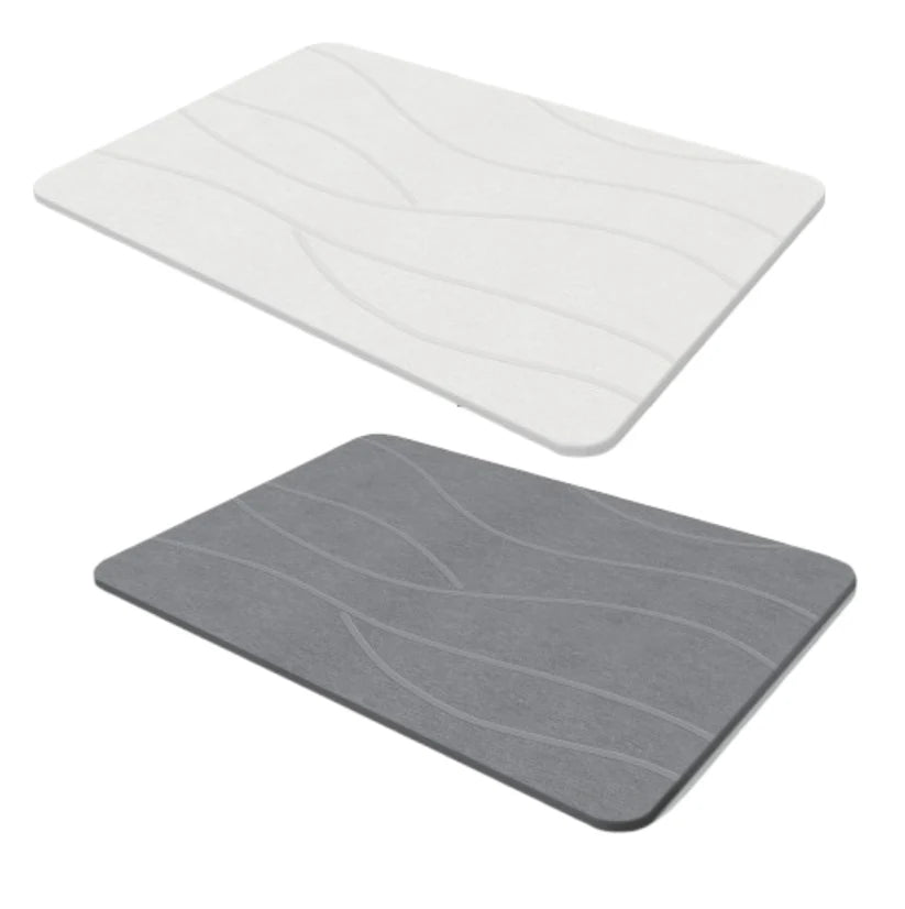 Tapete de piedra de diatomeas orgánico ultra absorbente