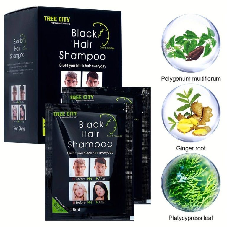 Shampoo Mágico Cubre Canas Negro – Pack De 10 Sobres
