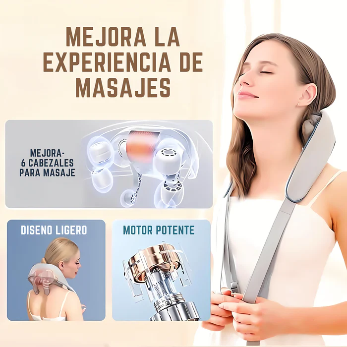 Masajeador Inalámbrico con Calor para Todo el Cuerpo