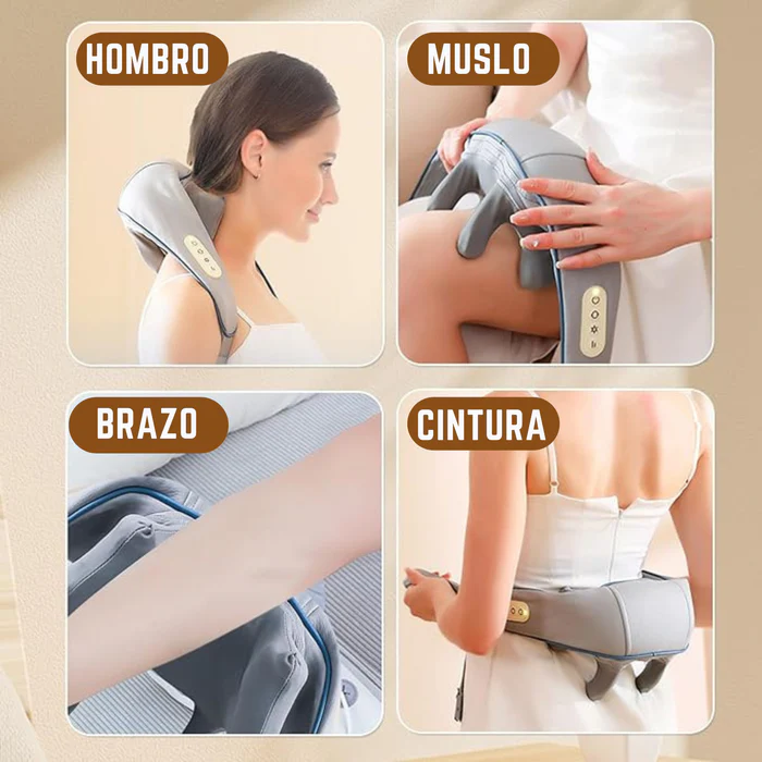 Masajeador Inalámbrico con Calor para Todo el Cuerpo