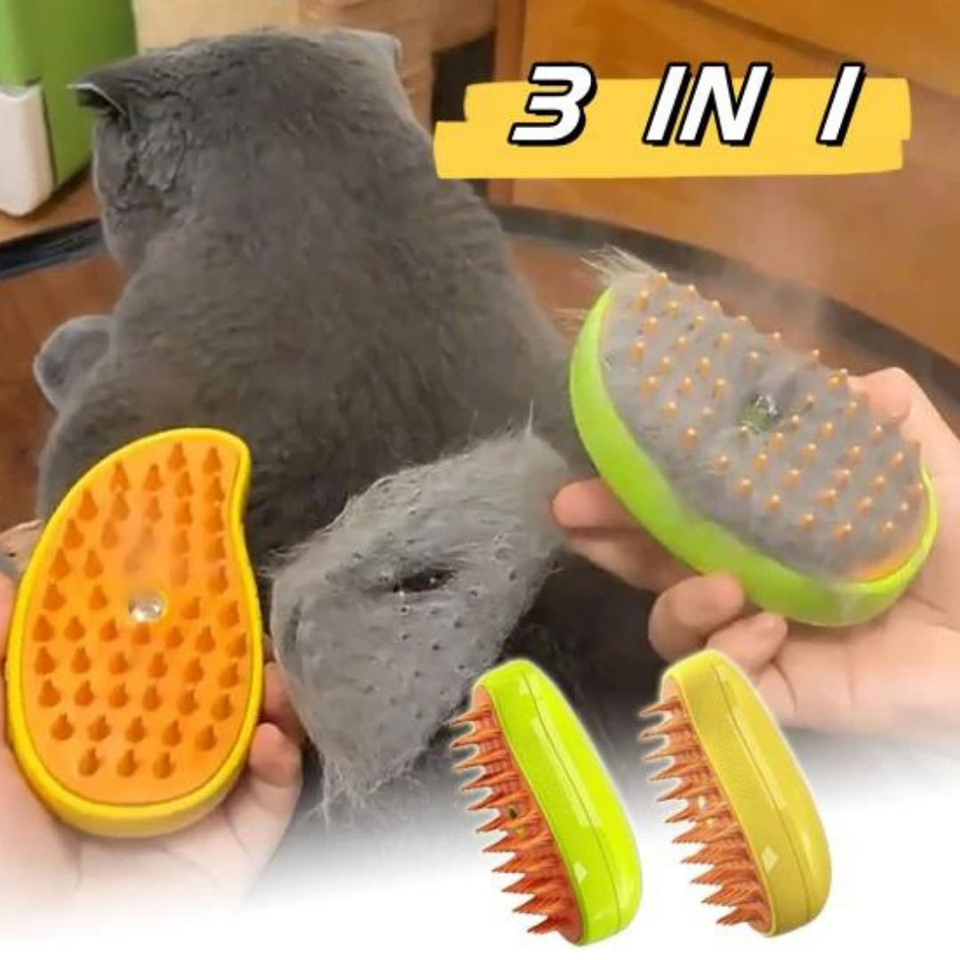 Cepillo Vapor 3 en 1 Para Mascotas