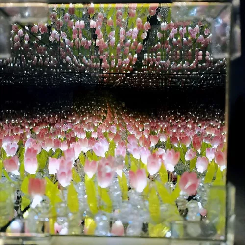 Lámpara De Espejo De Tulipanes De Cubo Mágico (SIN ARMAR)
