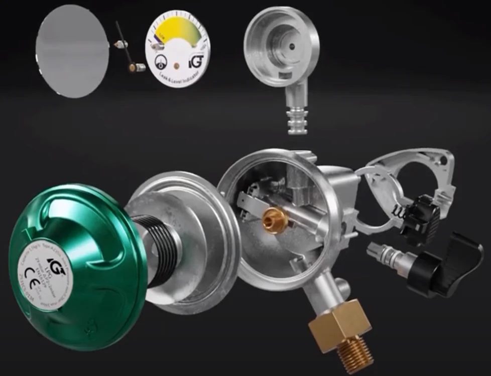 Regulador de Gas PREMIUM con Medidor de Nivel