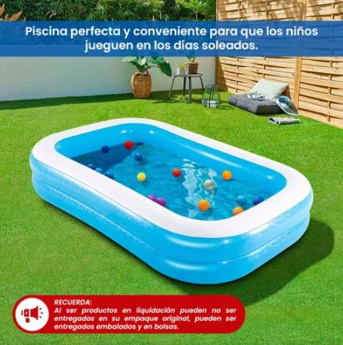 Piscina inflable 2.62 m de Largo