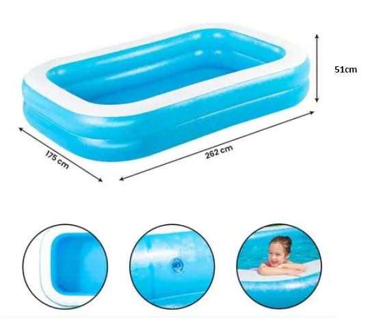 Piscina inflable 2.62 m de Largo
