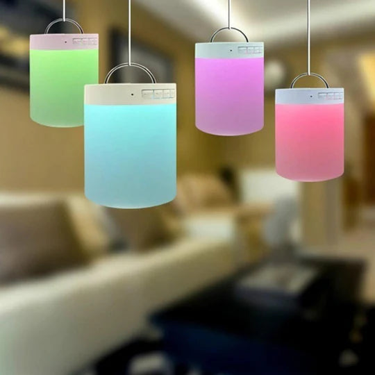 Lampara RGB con parlante bluetooth tactil