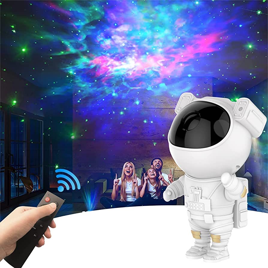 Mini Astronauta Proyector de Estrellas y Parlante