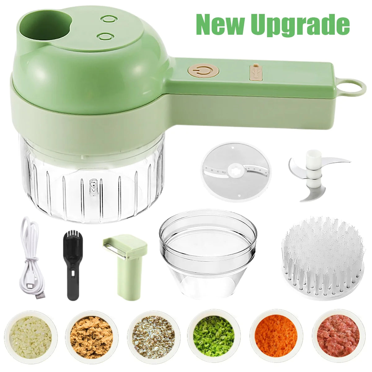 Cortador De Verduras Multifuncional Electrico