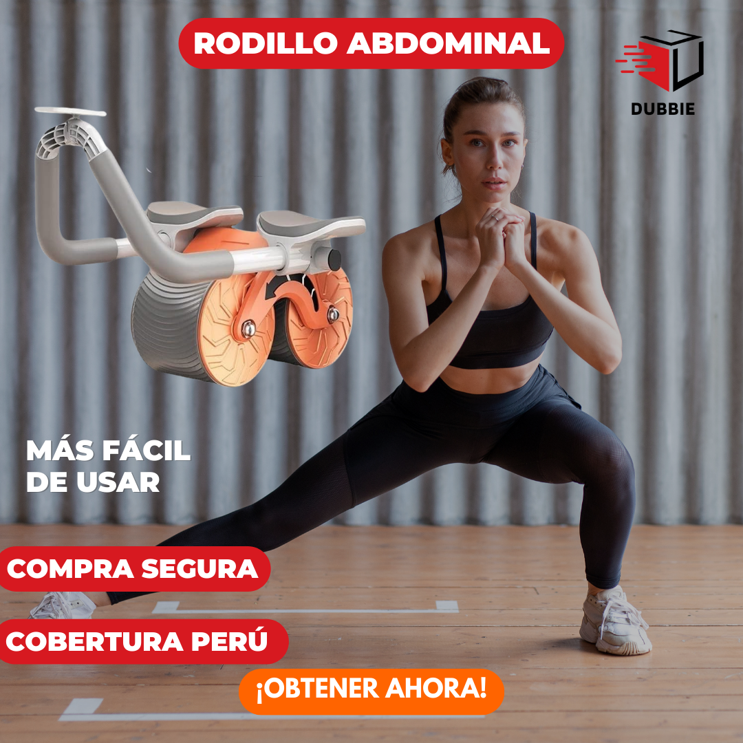 Rodillo para Abdominales con Rebote