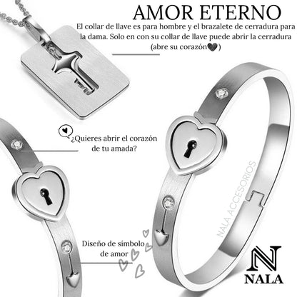 Set Pareja o Amistad Collar y Pulsera