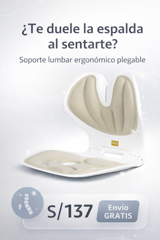 Silla plegable de apoyo lumbar