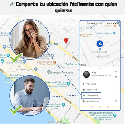 Mini Rastreador para Android – 12 meses de batería + estuche imantado
