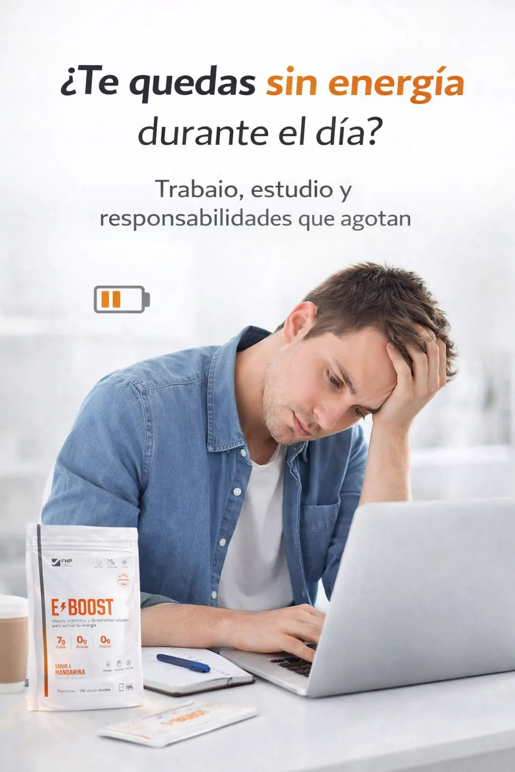 E-BOOST - Energizante natural (28 sobres) – Dubbie
