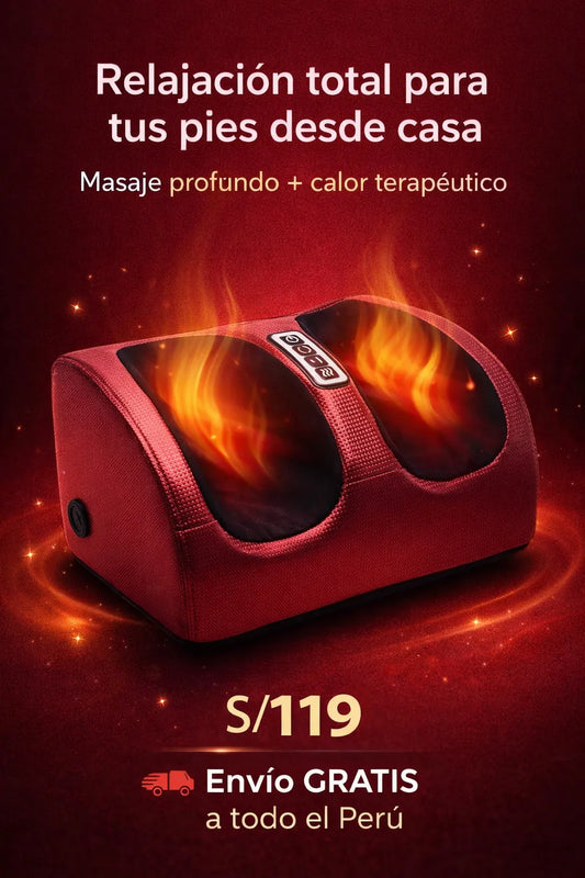 Masajeador Eléctrico para Pies y Piernas con Infrarrojo