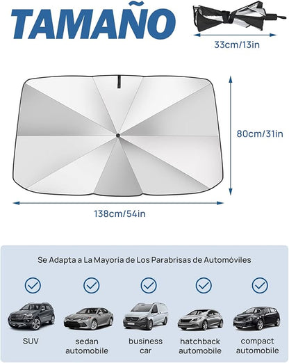 Tapasol Pro Universal Plegable Para Autos