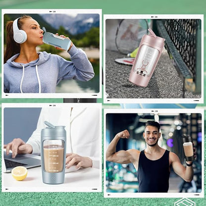 Botella Shaker Eléctrico + Regalo
