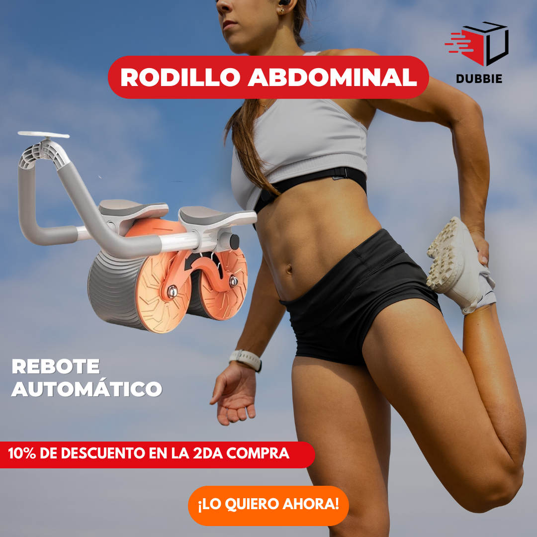 Rodillo para Abdominales con Rebote