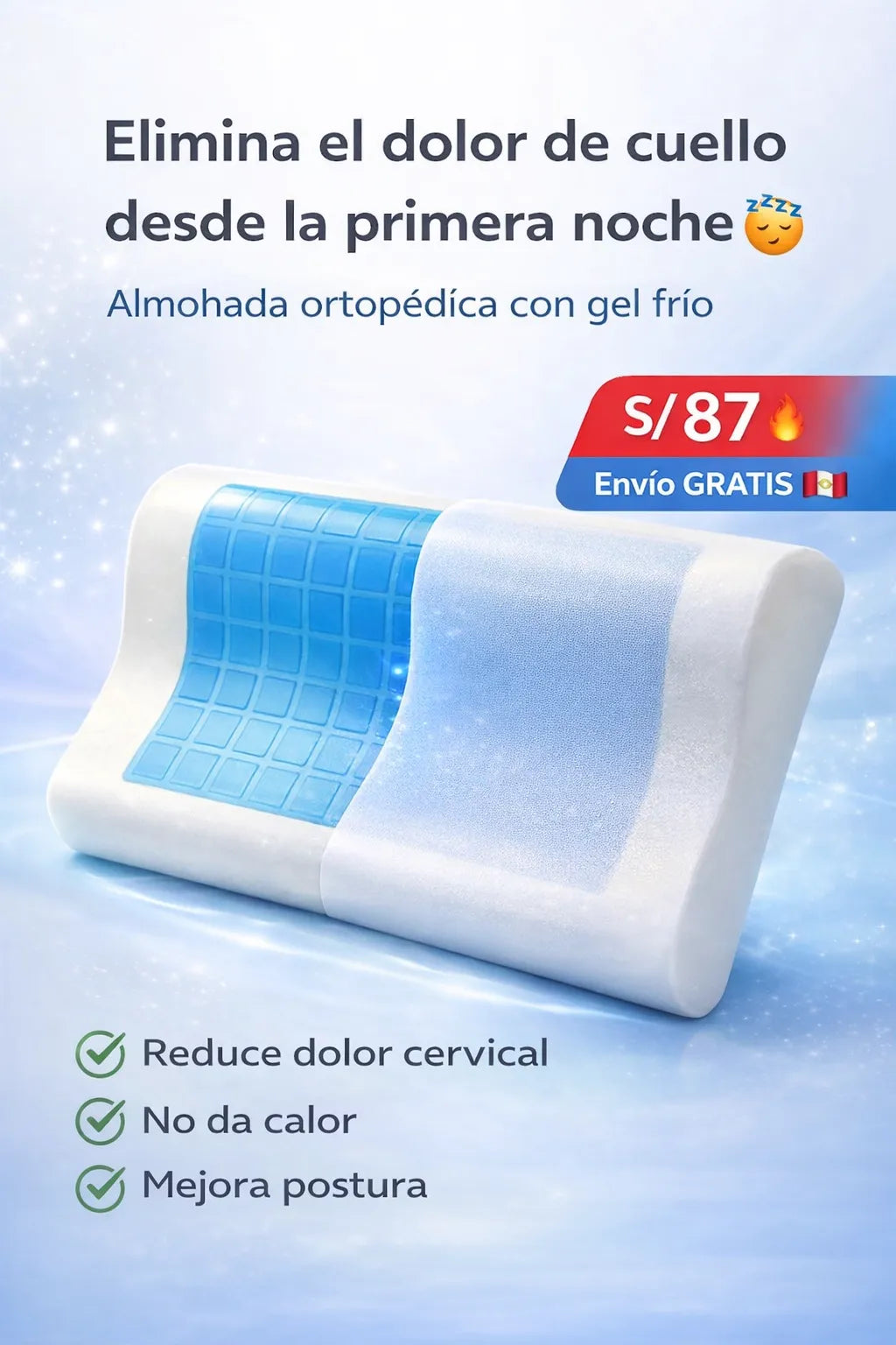 Almohada Ortopedica Viscoelastica