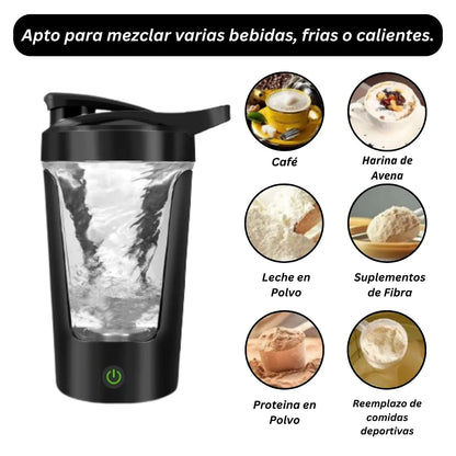 Botella Shaker Eléctrico + Regalo