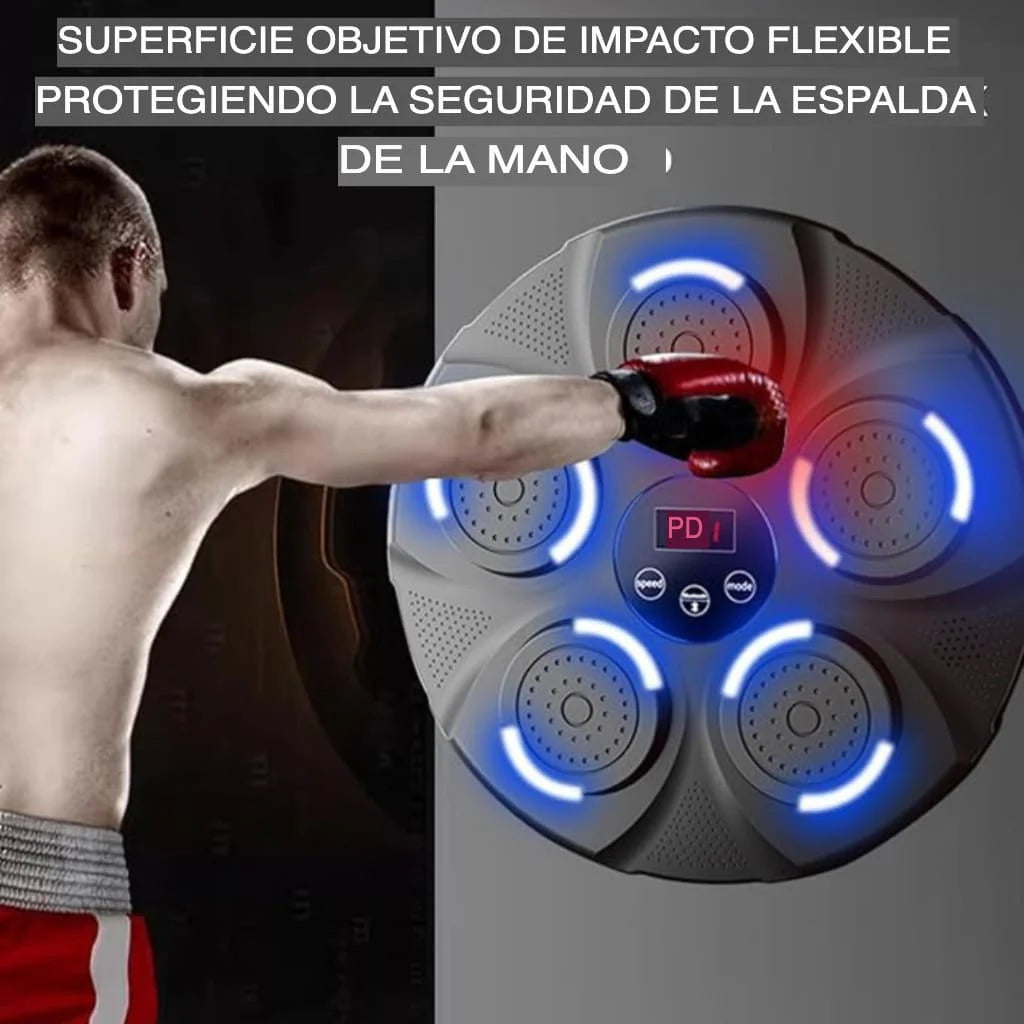 Máquina de Boxeo Inteligente con Música + Guantes y Ejercitadores de Mandibula GRATIS