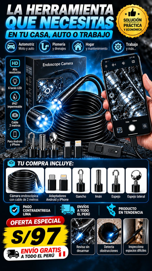 Cámara Inspectora HD 2M