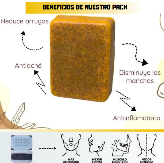 Jabon de Curcuma  2X1