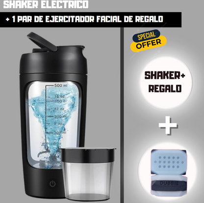 Botella Shaker Eléctrico + Regalo