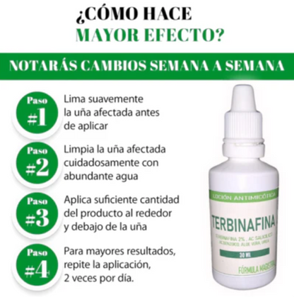 Terbinafina En Gotas Para Hongos En Tus Uñas