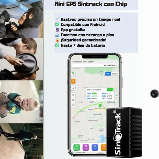 Mini GPS Tracker Universal Con Microfono