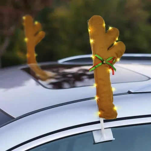 Disfraz de Reno Con luces para Auto, Moto o Bicicleta 🦌