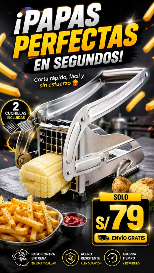 Cortador de Papas Fritas Multifunciona