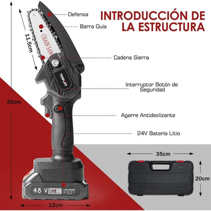 Mini Motosierra Compacta 48V