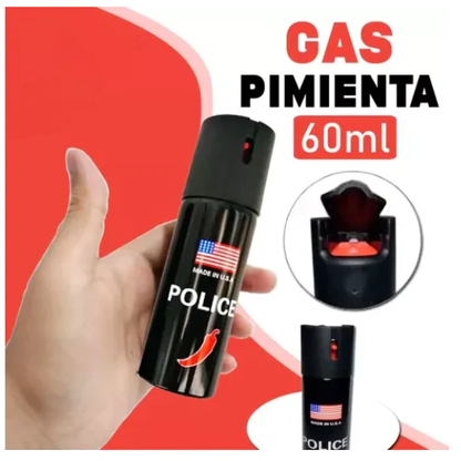 Spray de Gas Pimienta 60ml - Defensa Personal y Protección