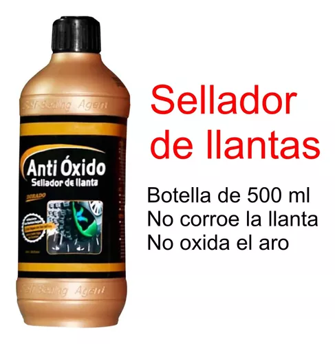 Sellador de llantas Liquido Antipinchazo anti oxido 500 ml