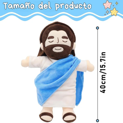 Peluche de Jesús que respira