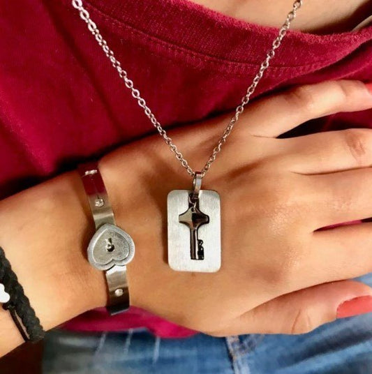 Set Pareja o Amistad Collar y Pulsera