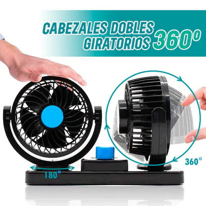 Ventilador de Auto 2 en 1