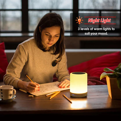Lampara RGB con parlante bluetooth tactil