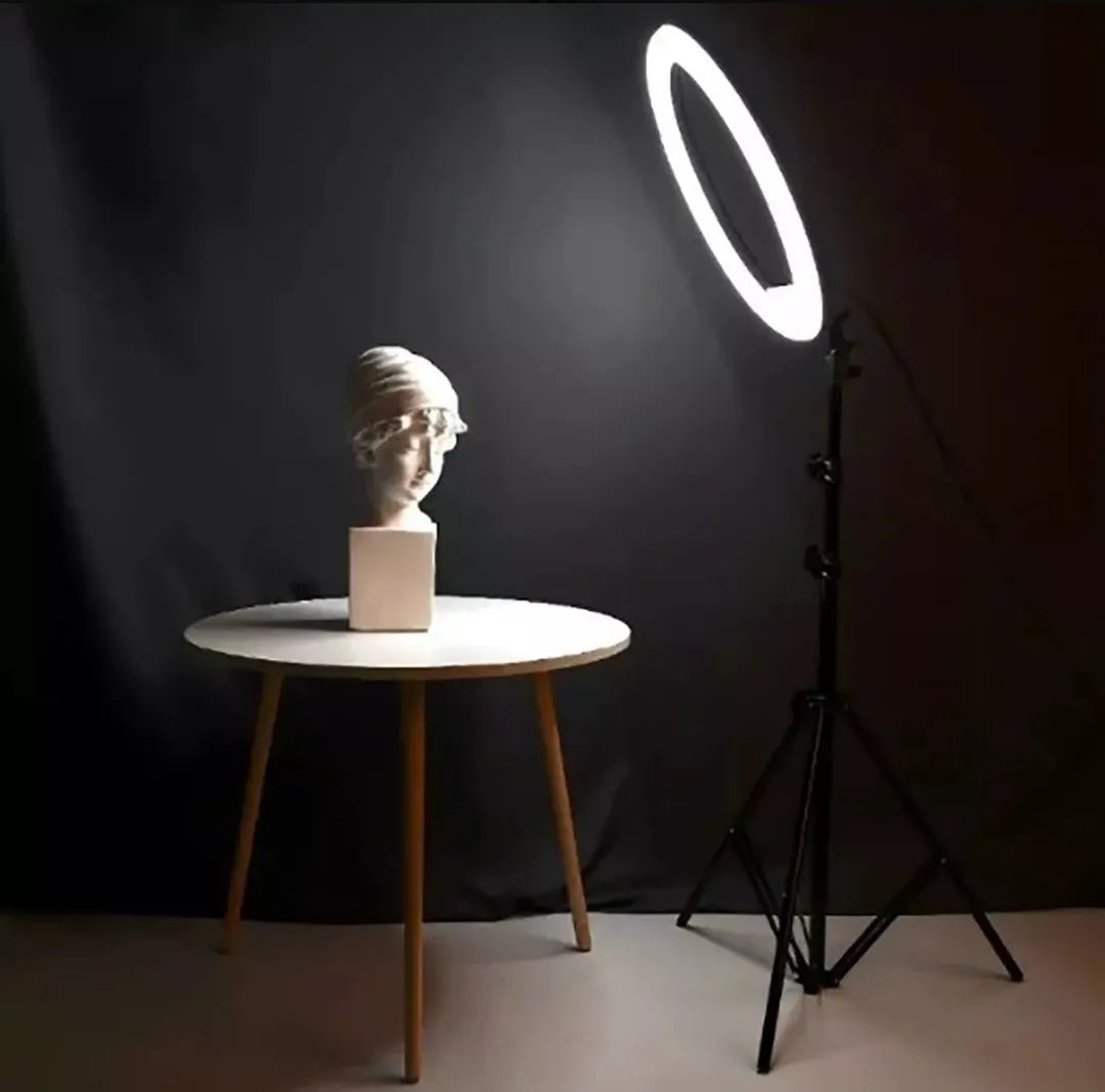 Aro De Luz Led 26cm + Trípode 2m + Adaptador Celular Camara