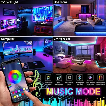 Luces bluetooth rgb 5050 5 metros