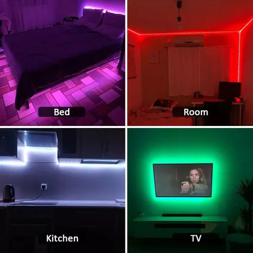 Luces bluetooth rgb 5050 5 metros