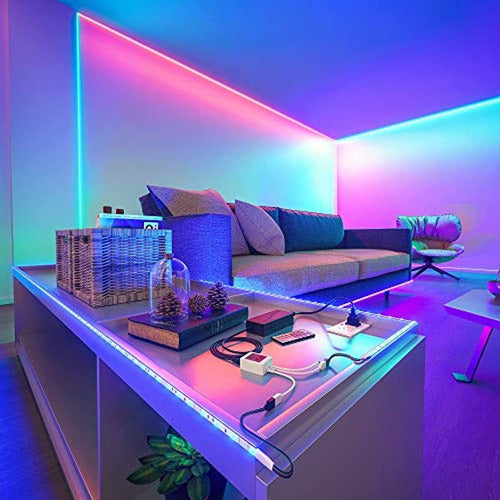 Luces RGB 5050 5m con control inalámbrico