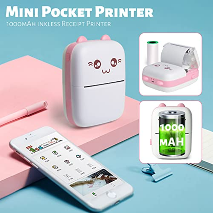 Mini impresora térmica portátil